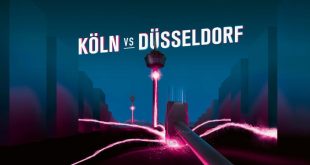 Köln vs. Düsseldorf: Funktürme erstrahlen beim Digital Derby - copyright: Deutsche Telekom AG